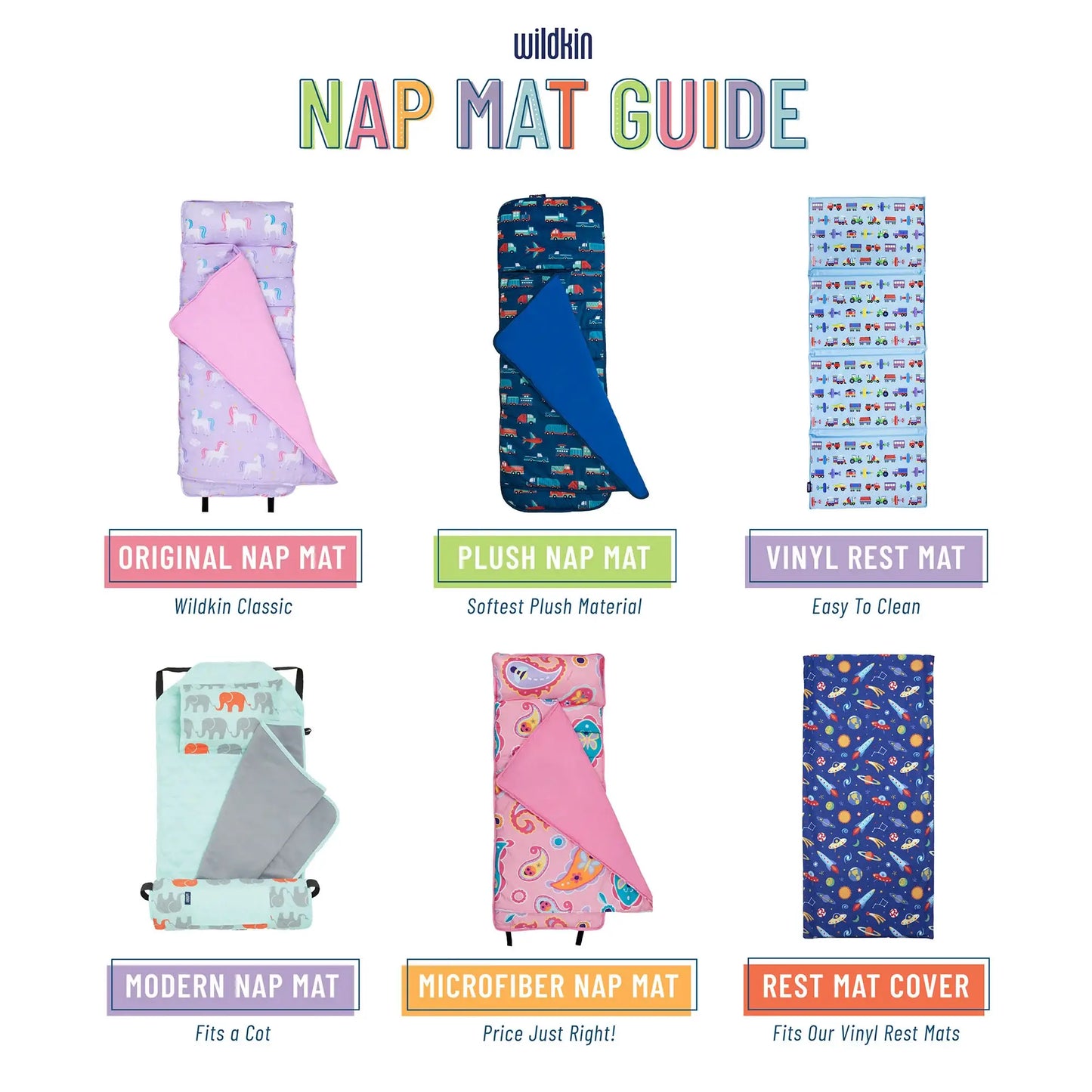 Wildkin - Heroes Original Nap Mat - Pink