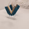 Simply SuSu Designs "V" Fringe Earrings