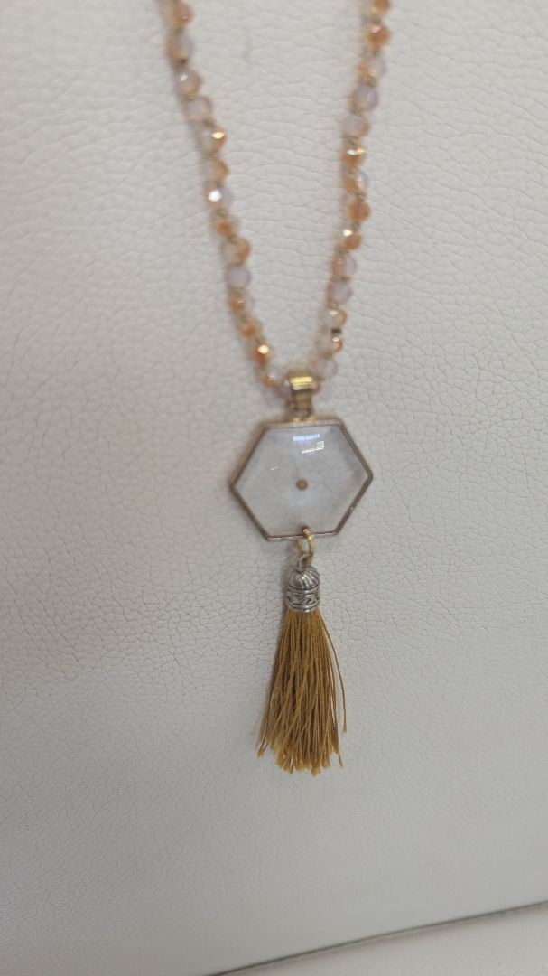 Simply SuSu Designs Mustard Seed beaded necklace