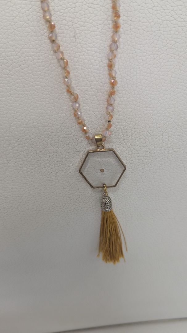 Simply SuSu Designs Mustard Seed beaded necklace