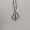 Simply SuSu Designs Fern leaf beaded necklace