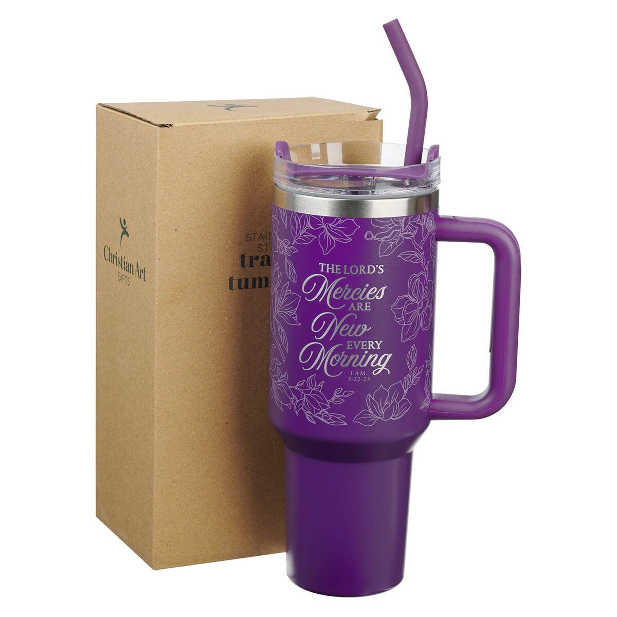 Christian Art Gifts - Tumbler SS His Mercies are New Lam. 3:22-33