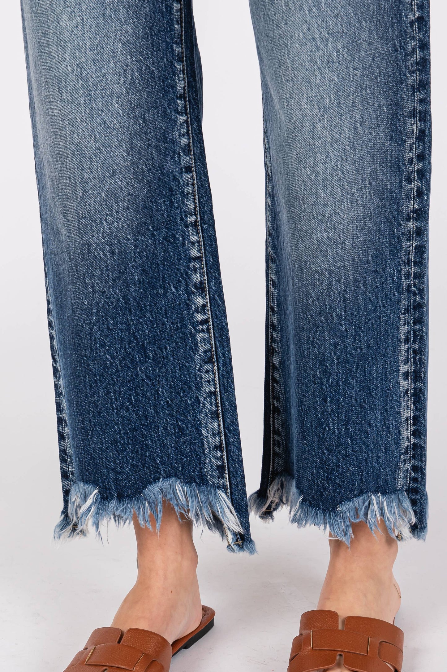 HIGH RISE COMFORT STRETCH VINTAGE WIDE LEG JEANS