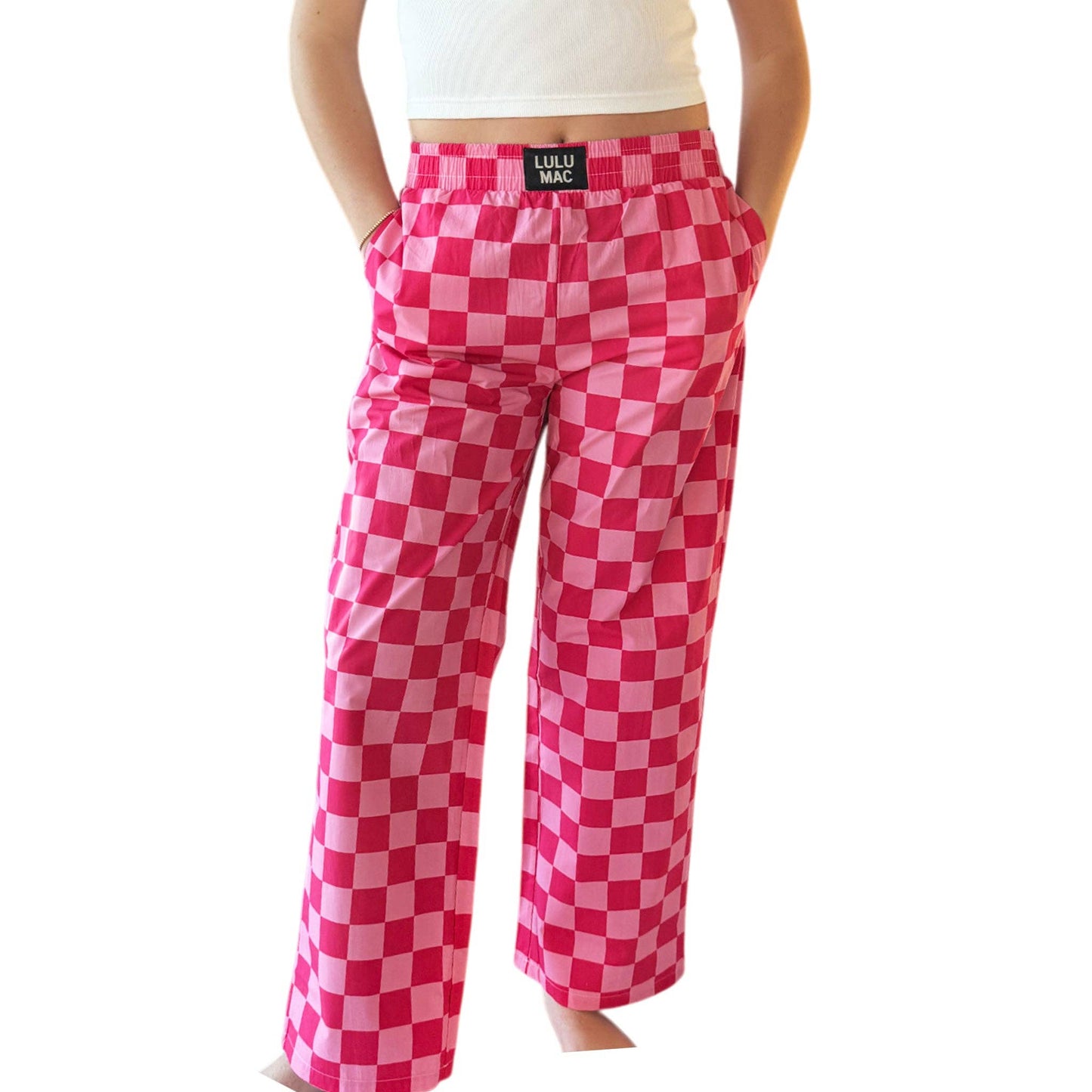 Girlie Girl Originals - PACK- PINK CHECKERED PANT