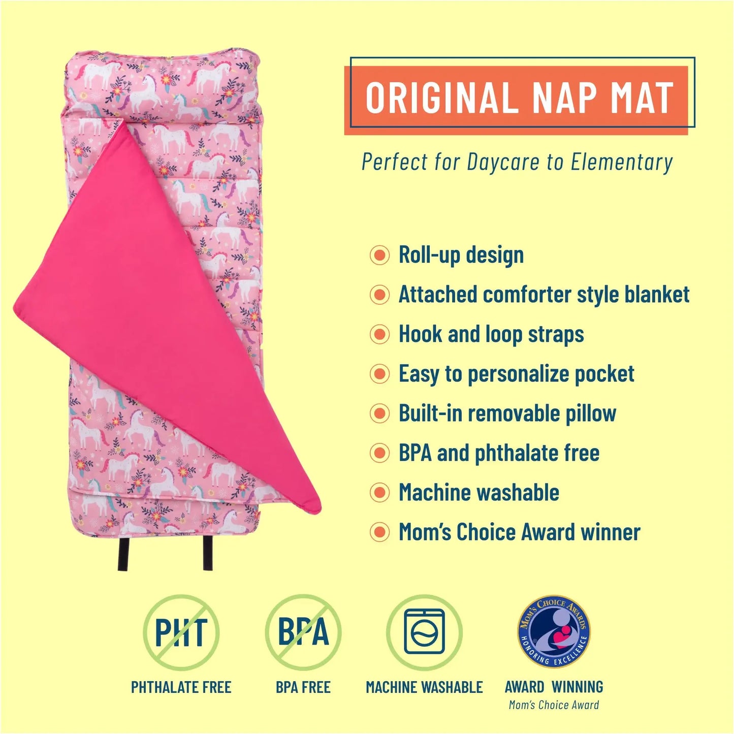 Wildkin - Magical Unicorns Original Nap Mat