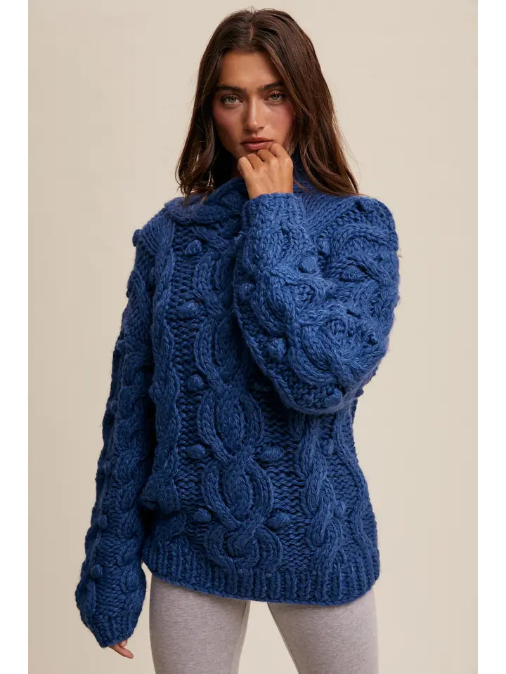 Chunky Cable Knit Sweater