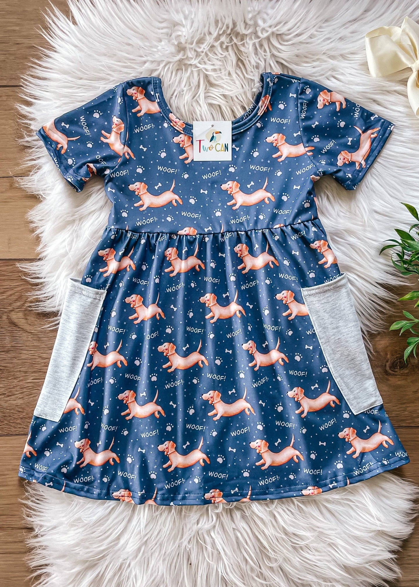 Playful Pups Dress by TwoCan