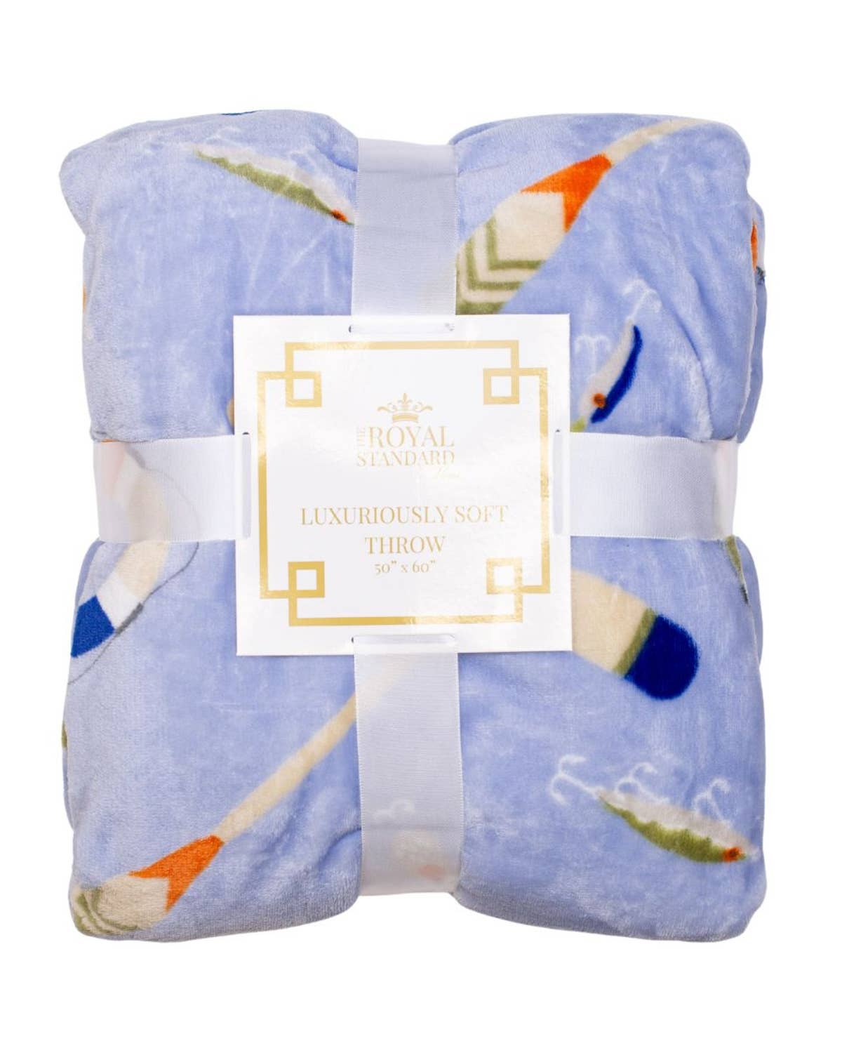 The Royal Standard - Lake It Or Leave It Throw Periwinkle/Multi 50x60