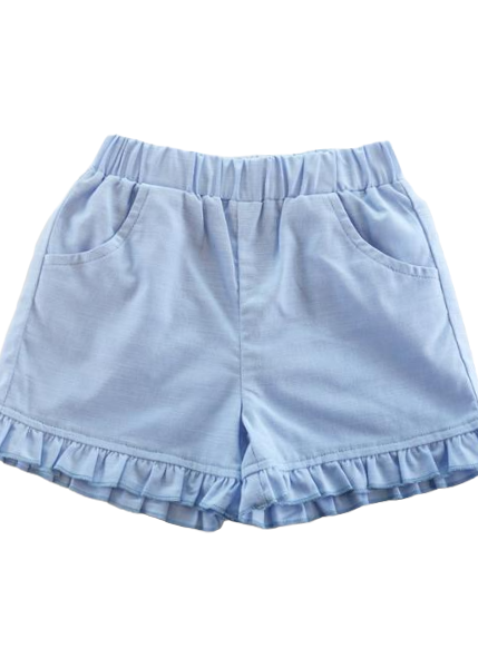 Ruffle Hems Shorts (2 Colors)