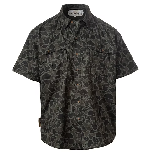 Fieldstone Youth Nightshade Camo Button Down