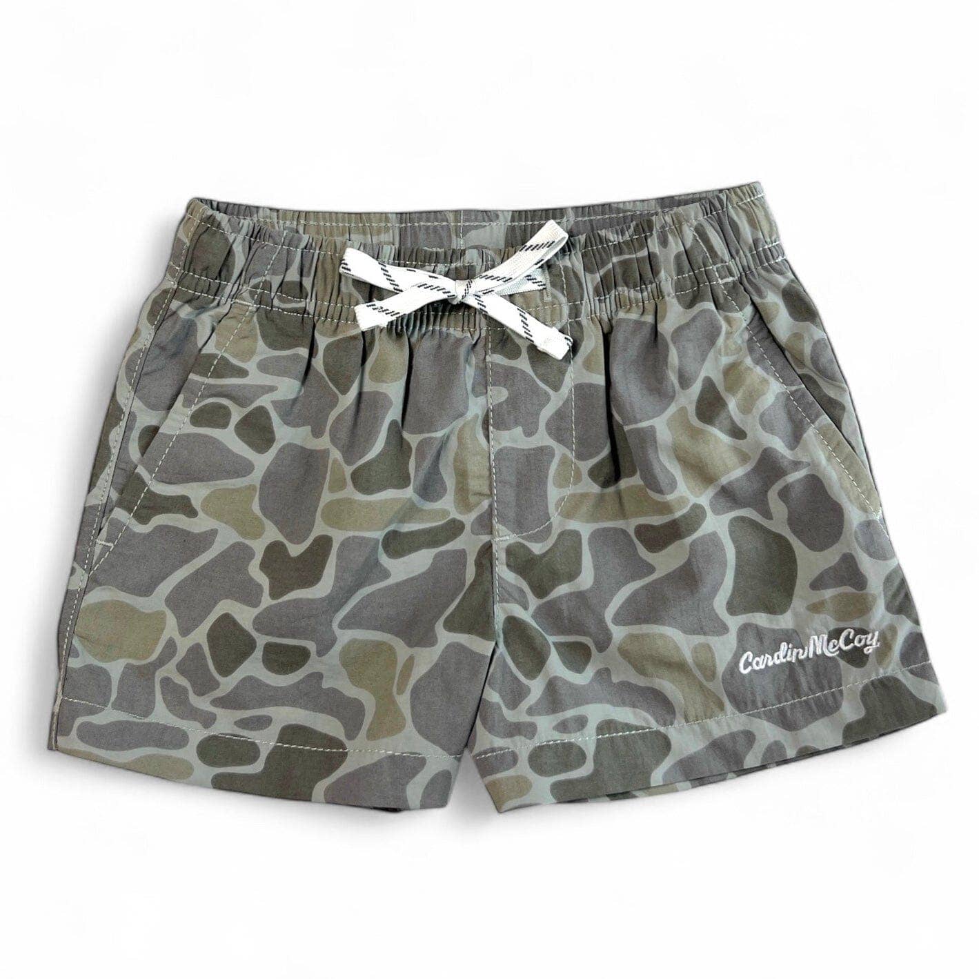 Kid's Gray Camo Performance Shorts