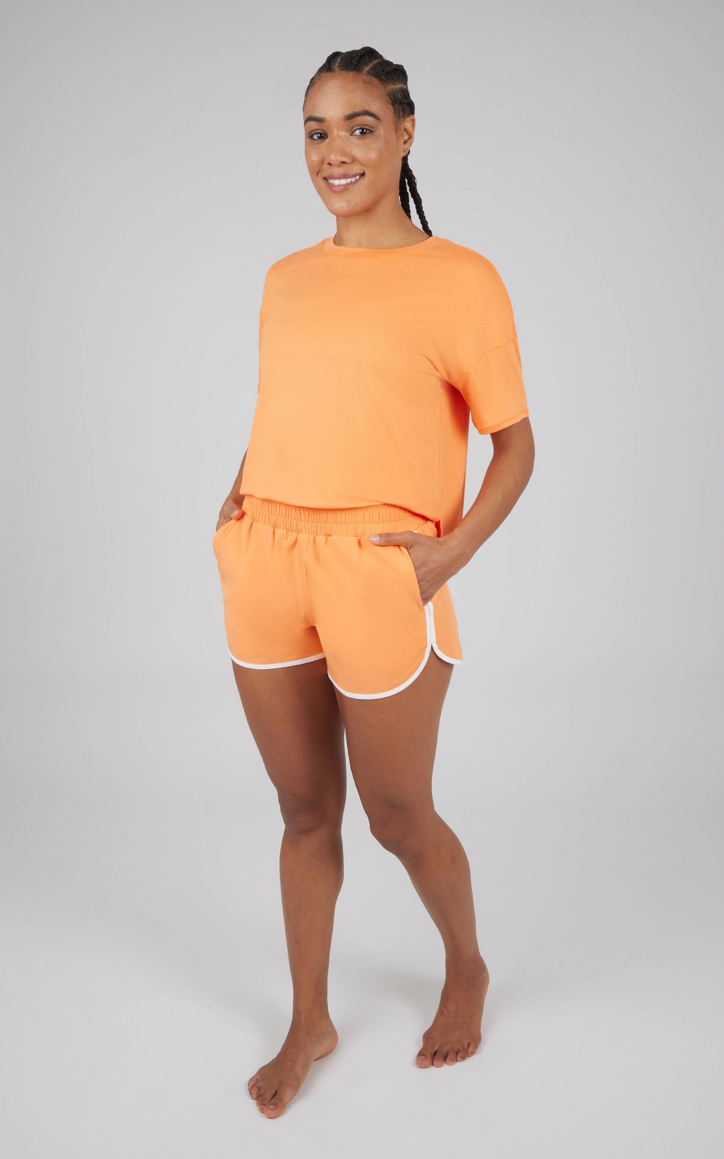 Women's Super Soft Tee and Running Short Set