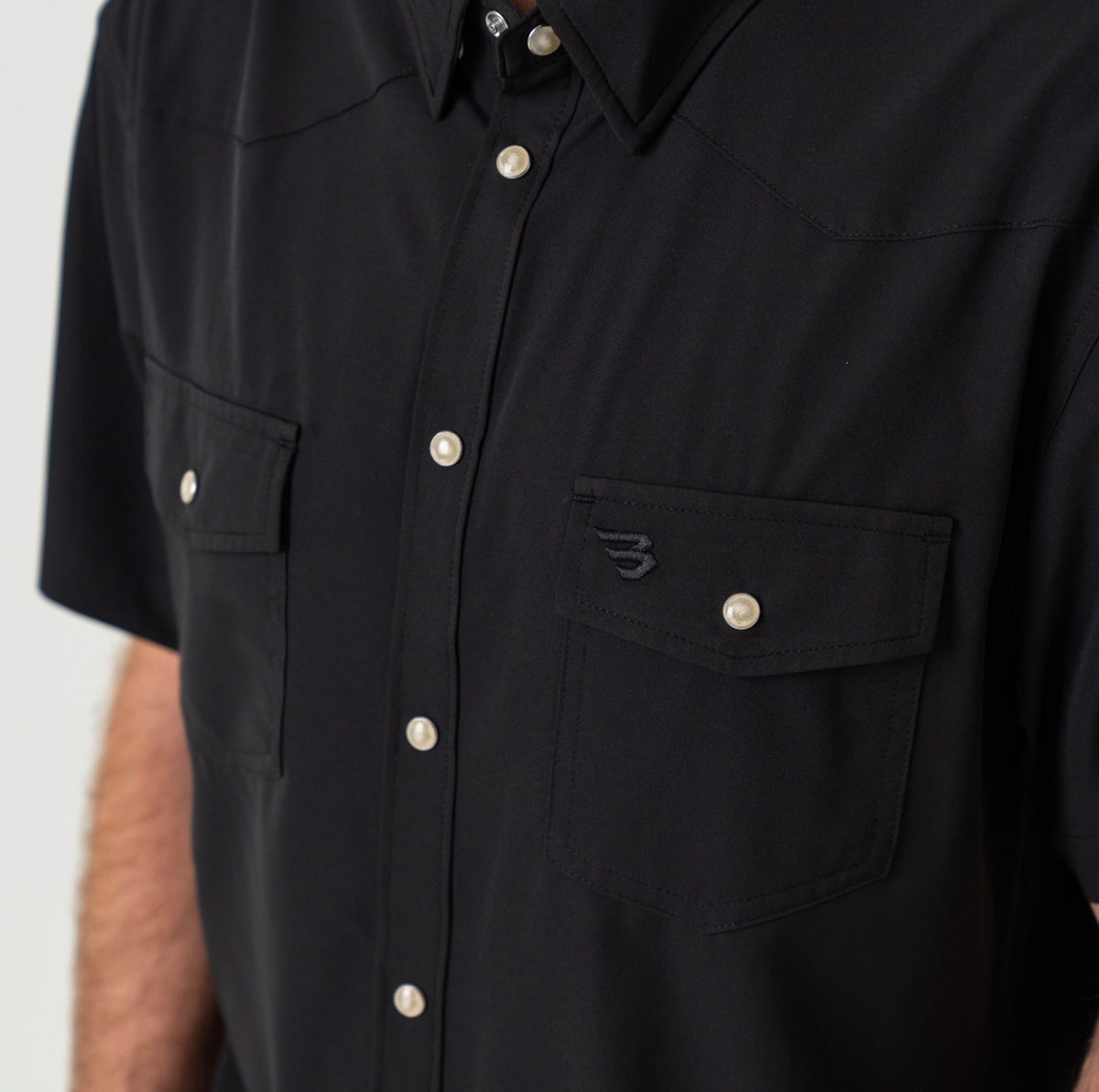 Performance western shirt black