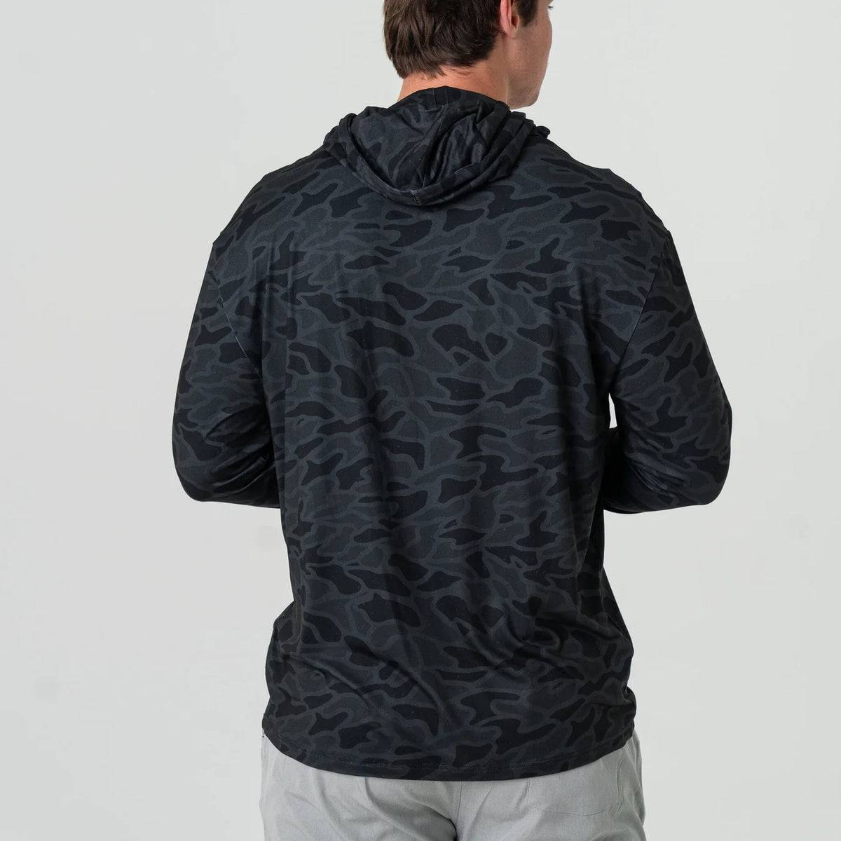 Burlebo Black Camo Performance Hoodie