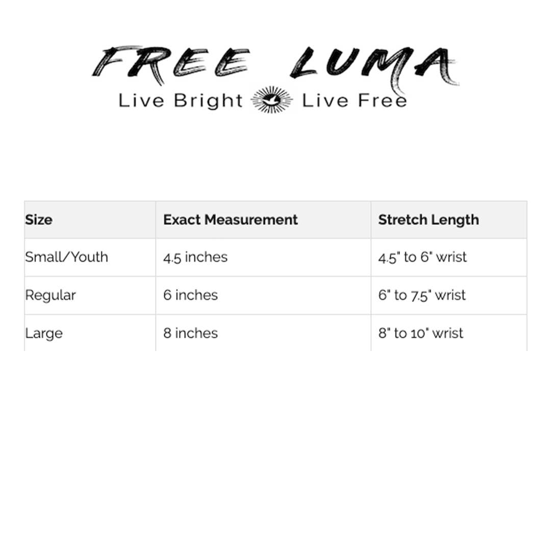 Free Luma - God's Love Never Fails NFC Bible Verse Bracelet