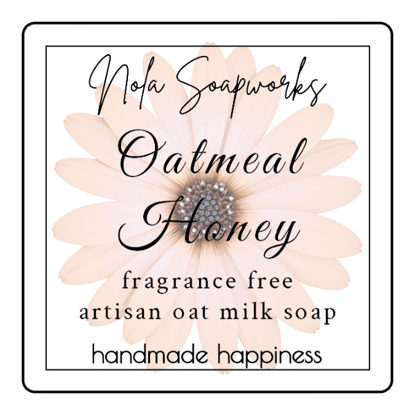 Essentially NOLA Soap Works - Oatmeal Honey Artisan Soap - Sensitive Skin - 5oz