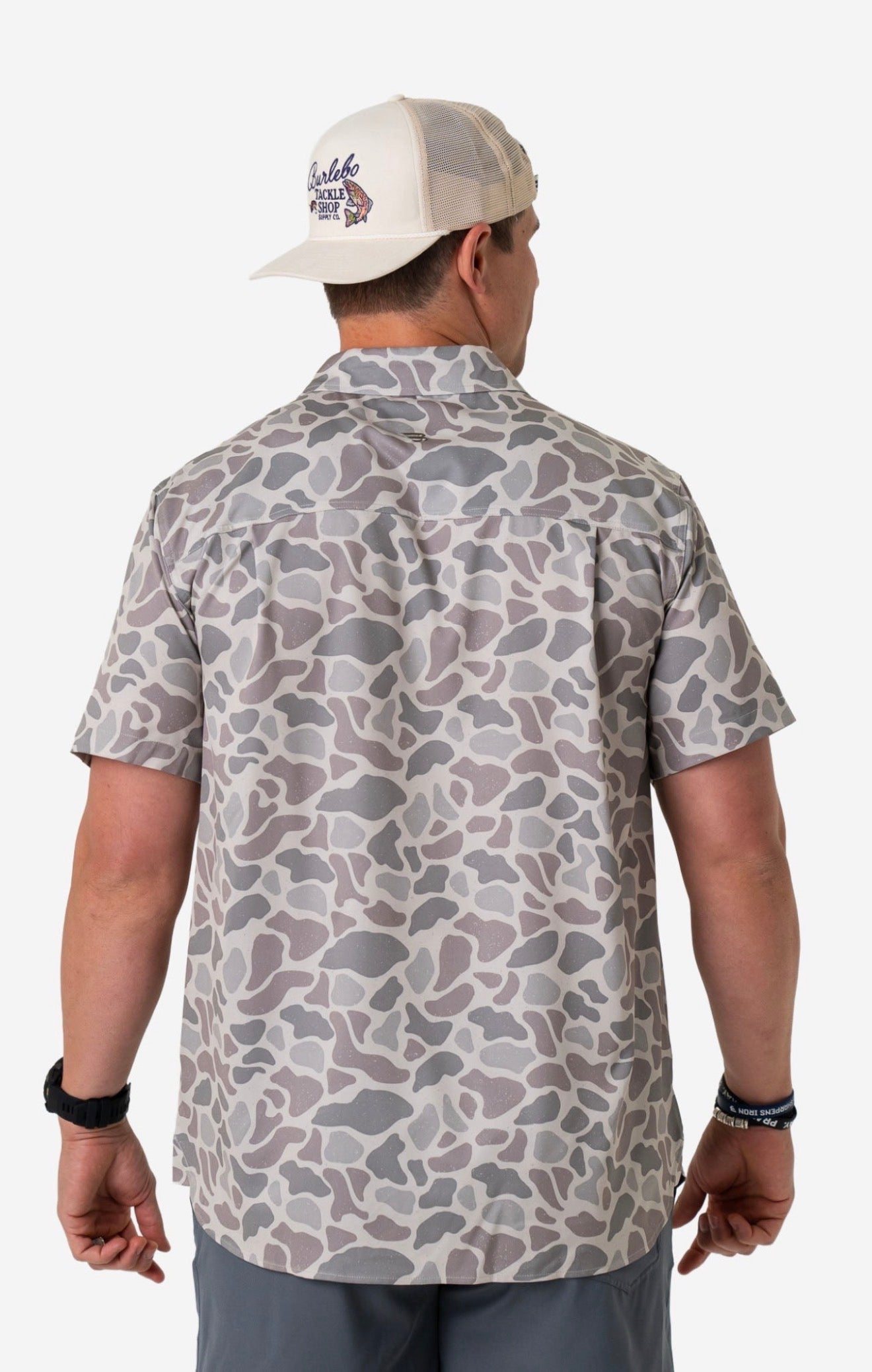 Performance button up classic deer camo