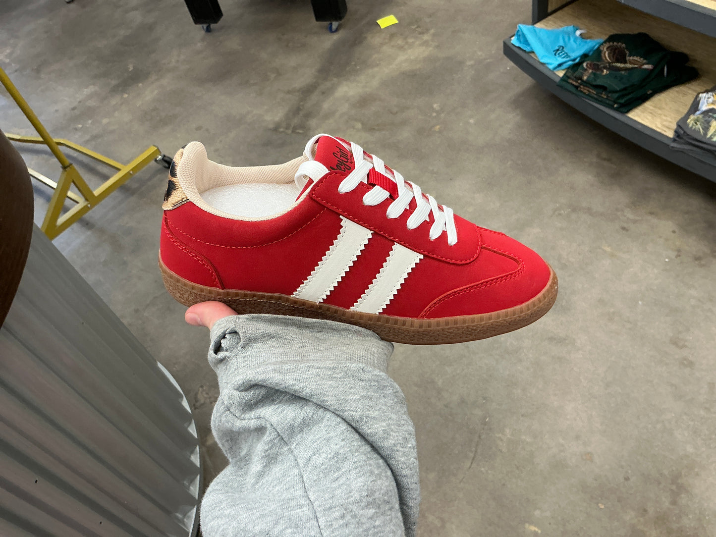 Corkys Heads Up Red Sneakers