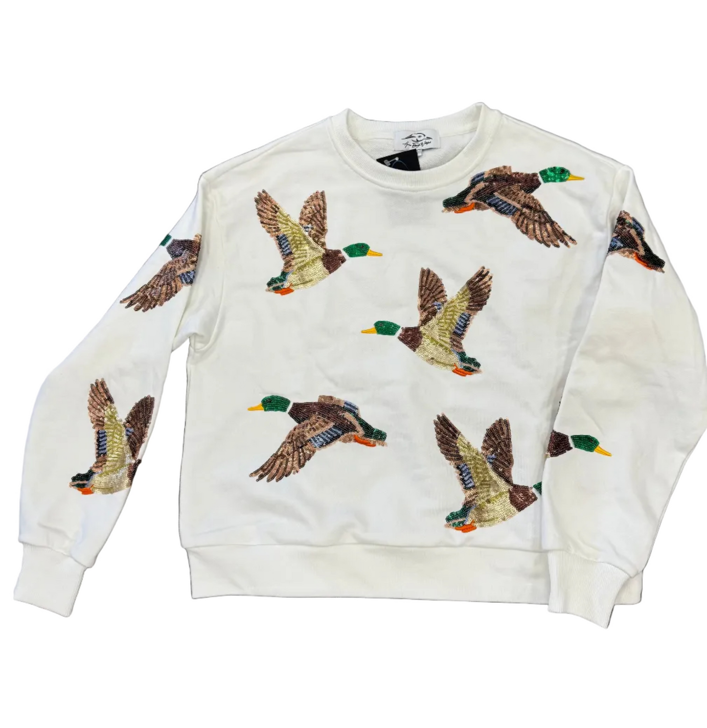 AFW sequin duck sweater