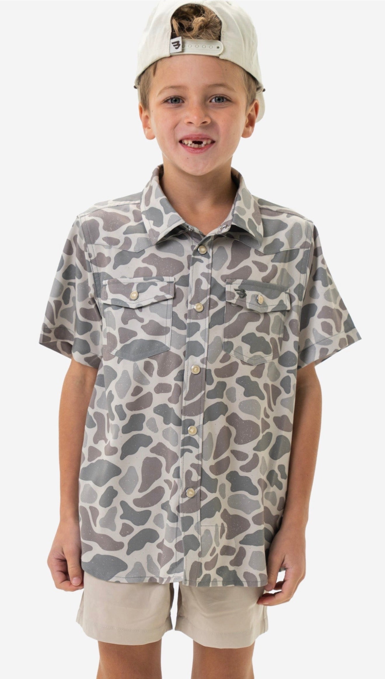 youth performance western shirt classic deer camo