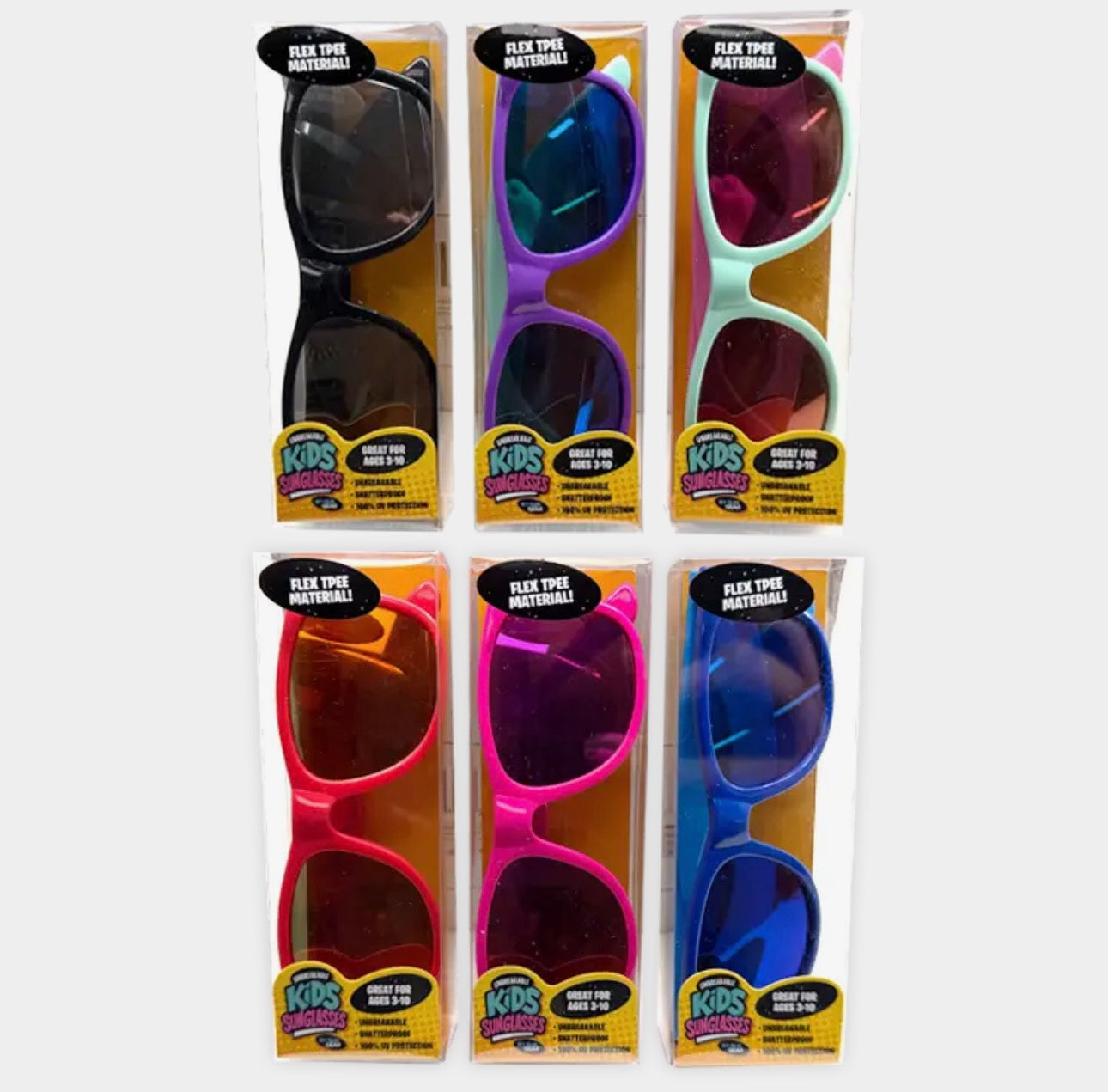 The Shimmer Shack Unbreakable Kids Sunglasses