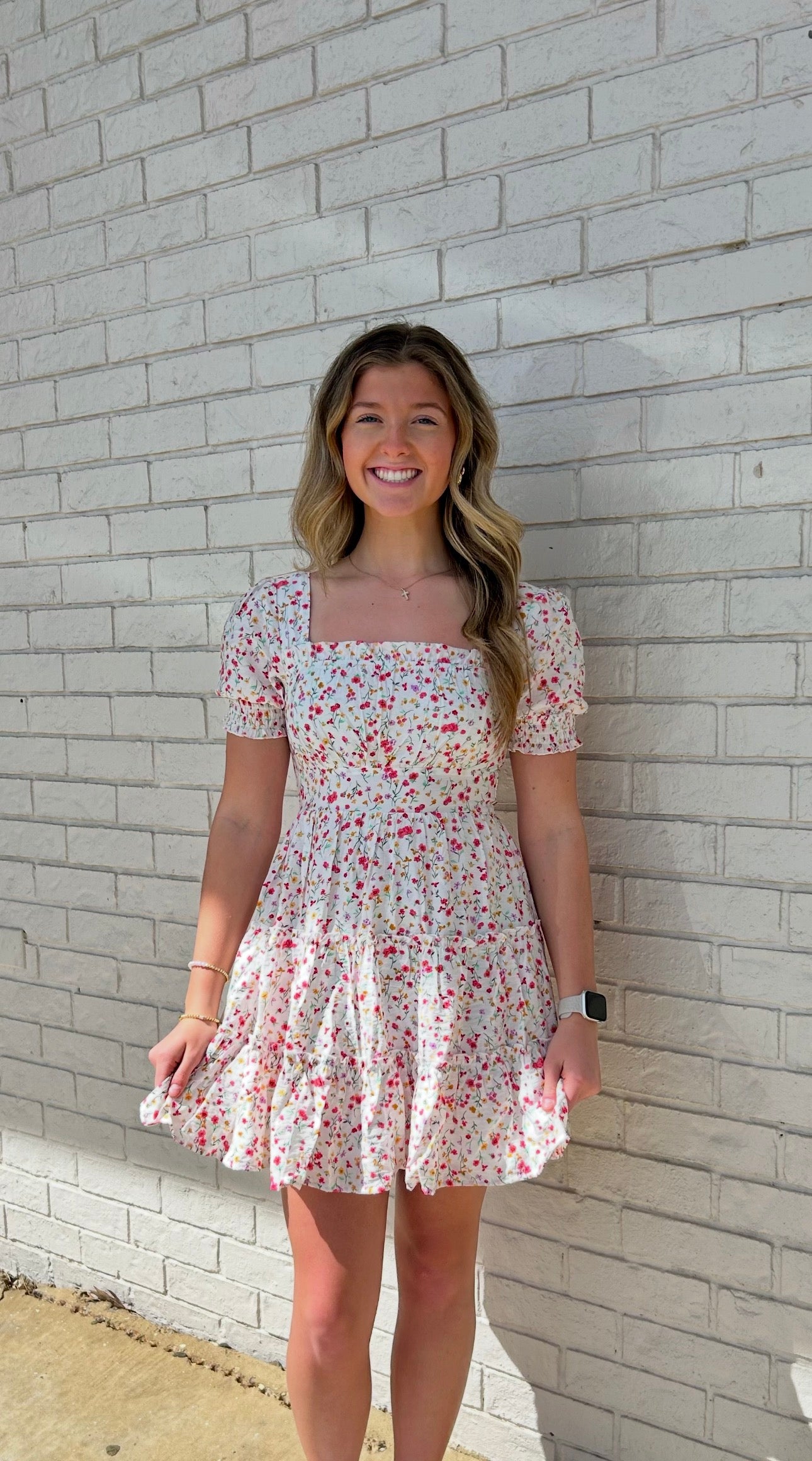 Dainty Multi Color Floral Dress