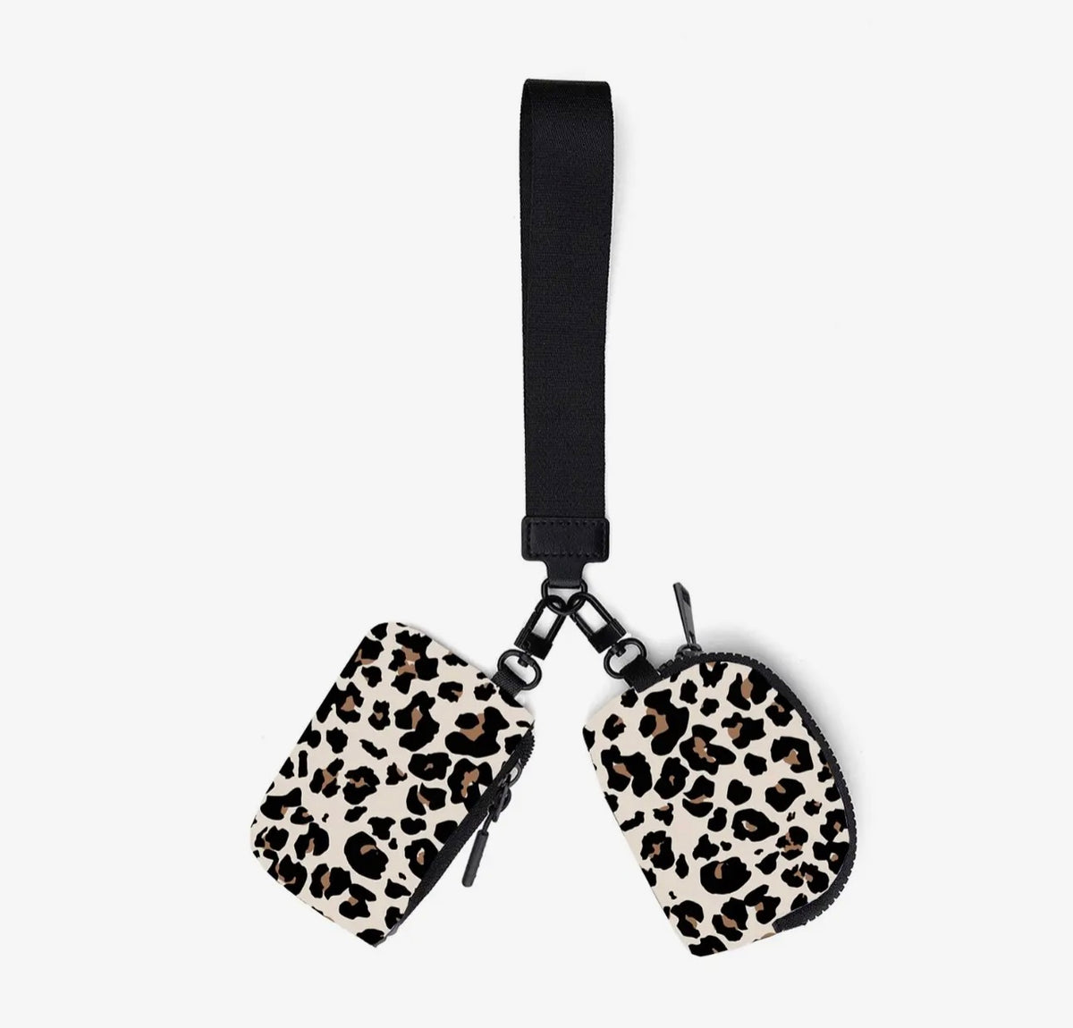 The Shimmer Shack Leopard Wristlet