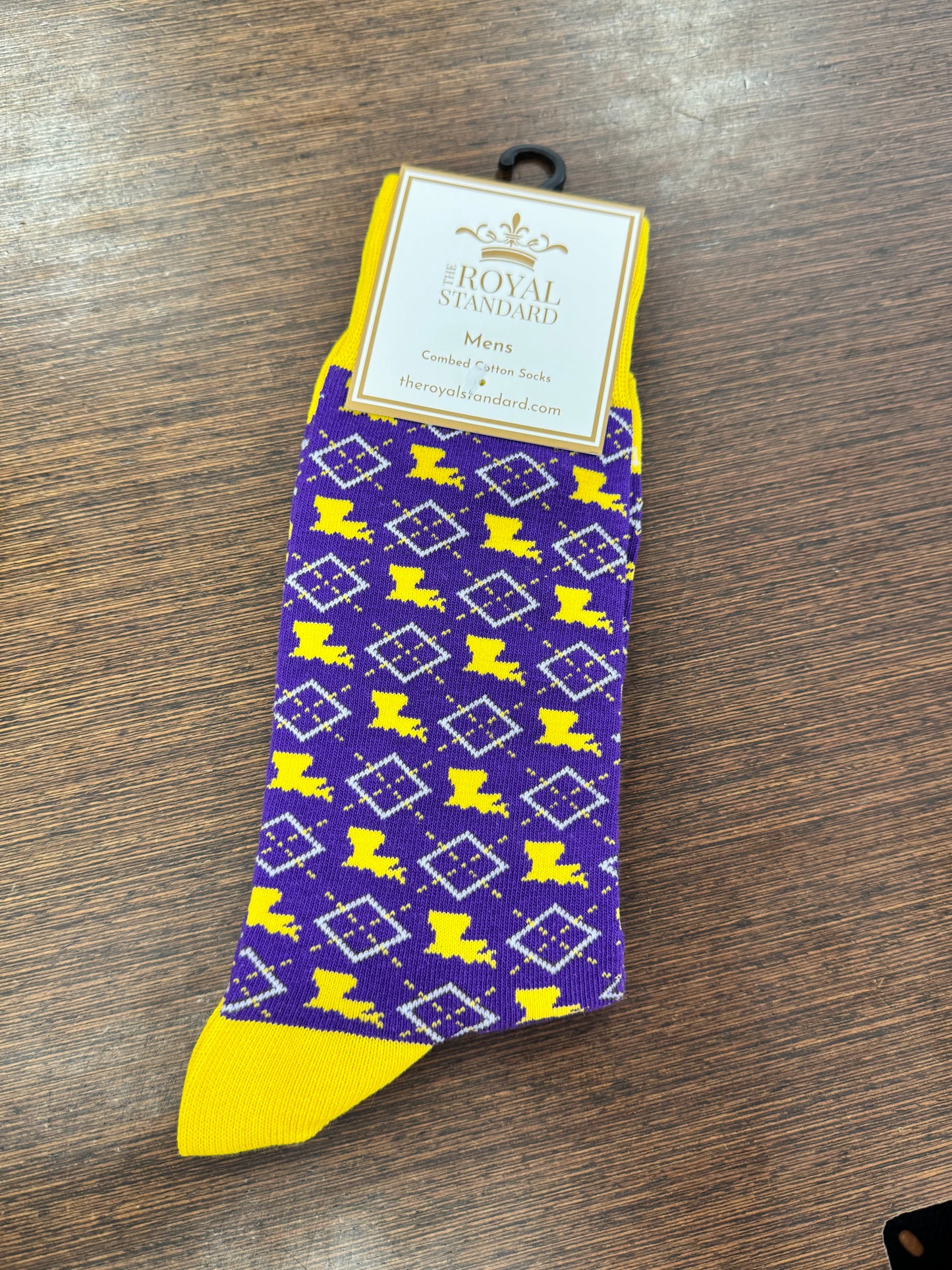 Men's Louisiana Diamond socks
