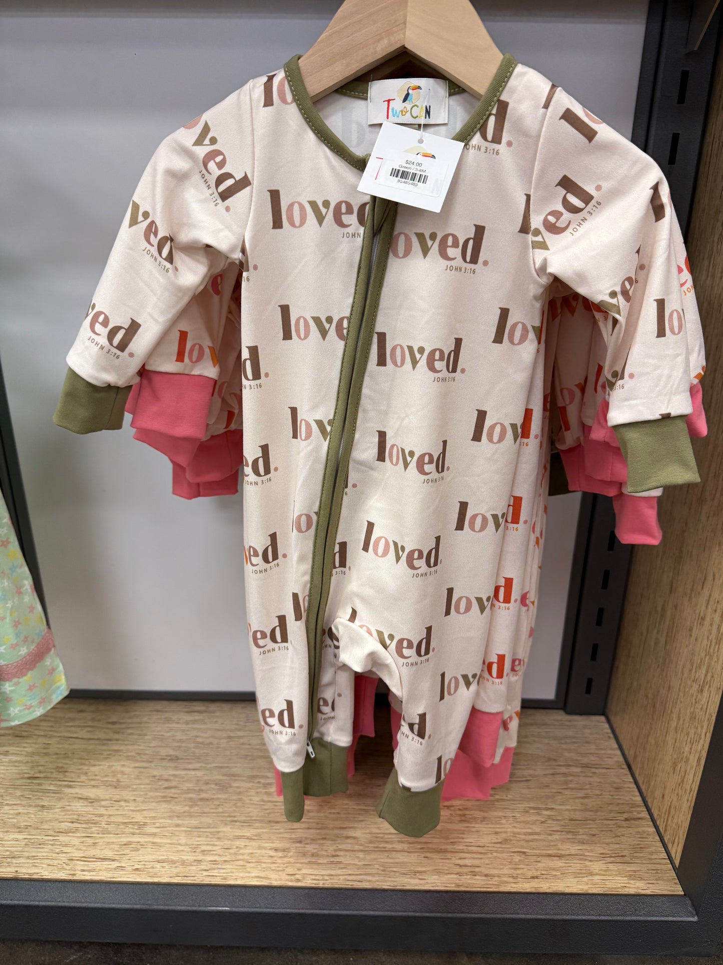 Loved John 3:16 Onesie Boy & Girl