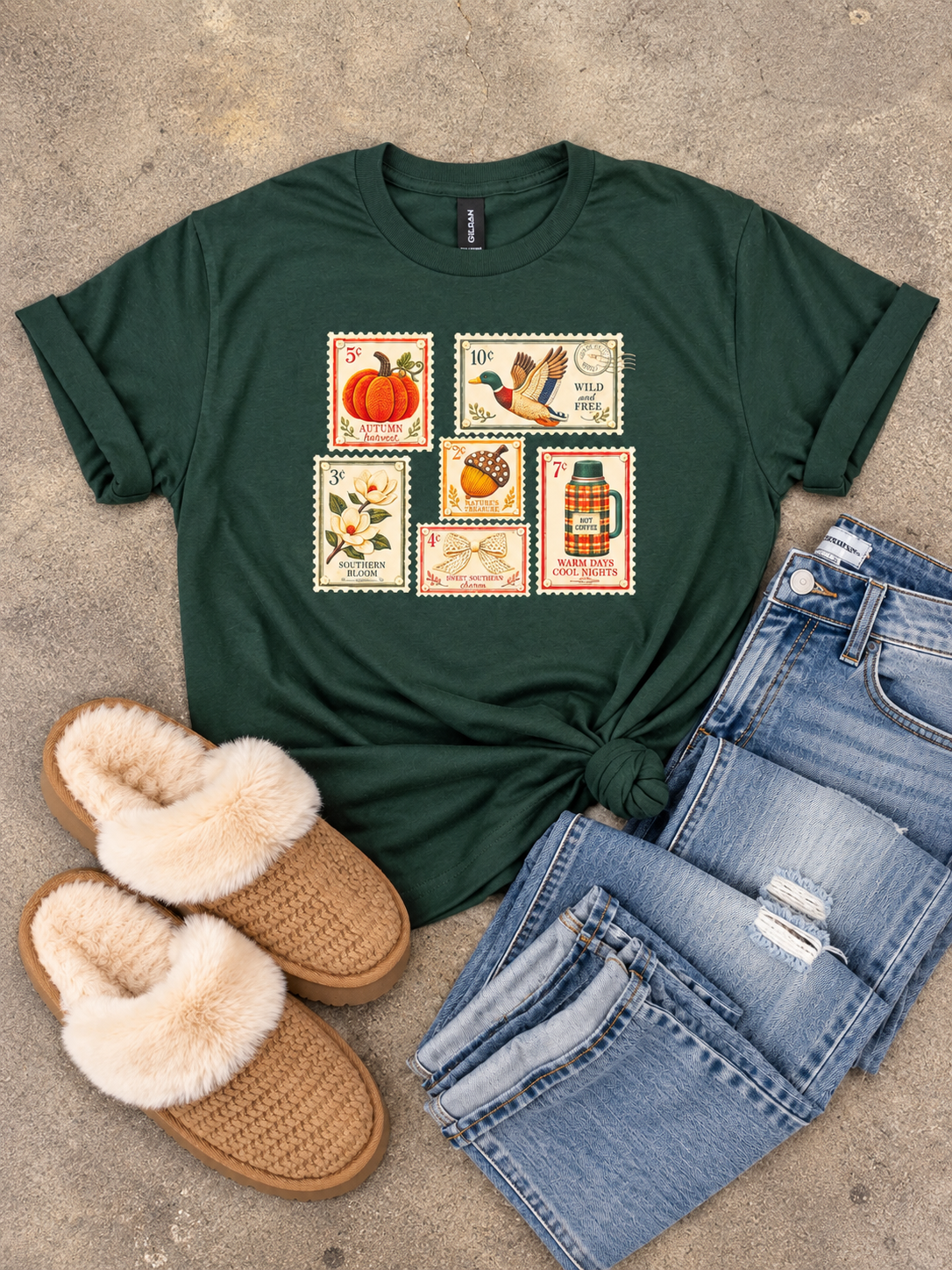 Autumn Stamps T-Shirt