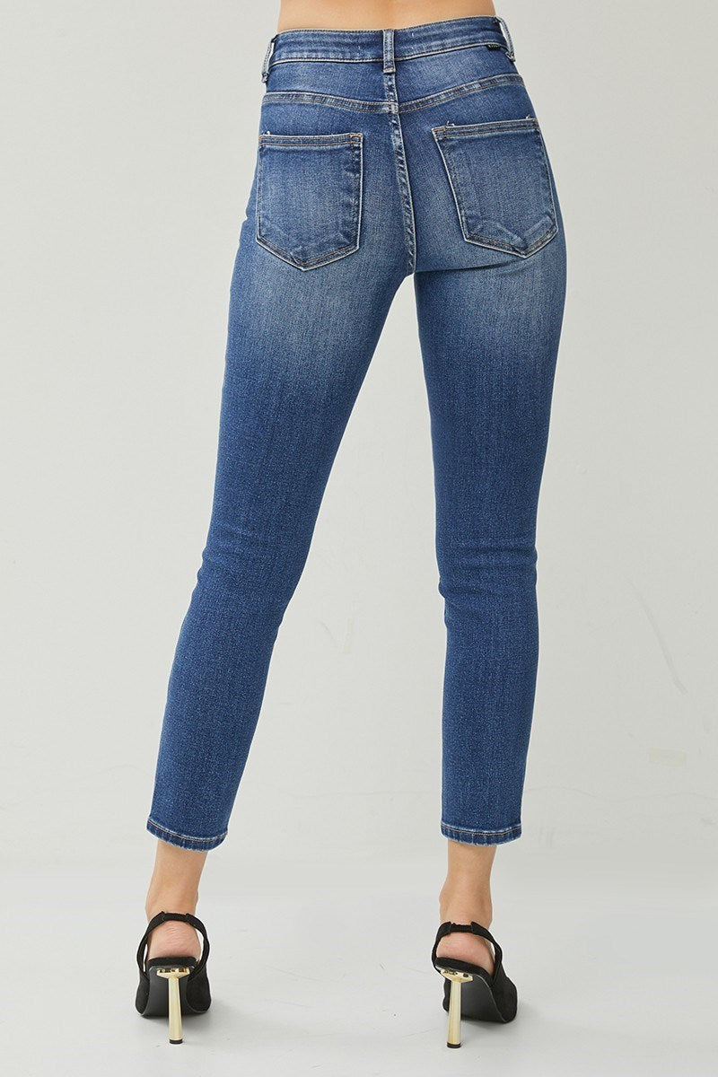 Denim Risen PLUS Risen High Rise Basic Ankle Skinnies