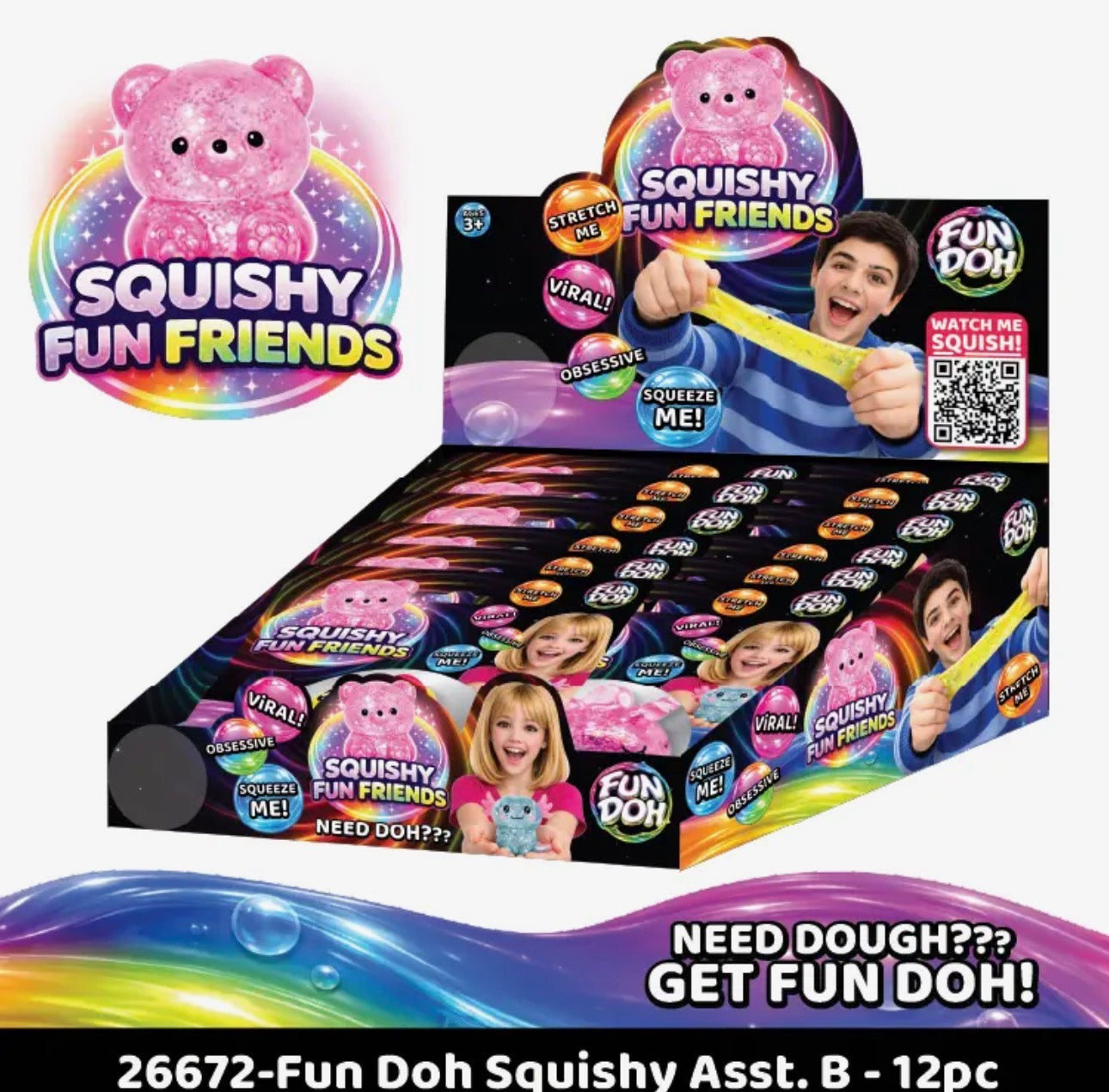 The Shimmer Shack Fun Doh Squishy Friends