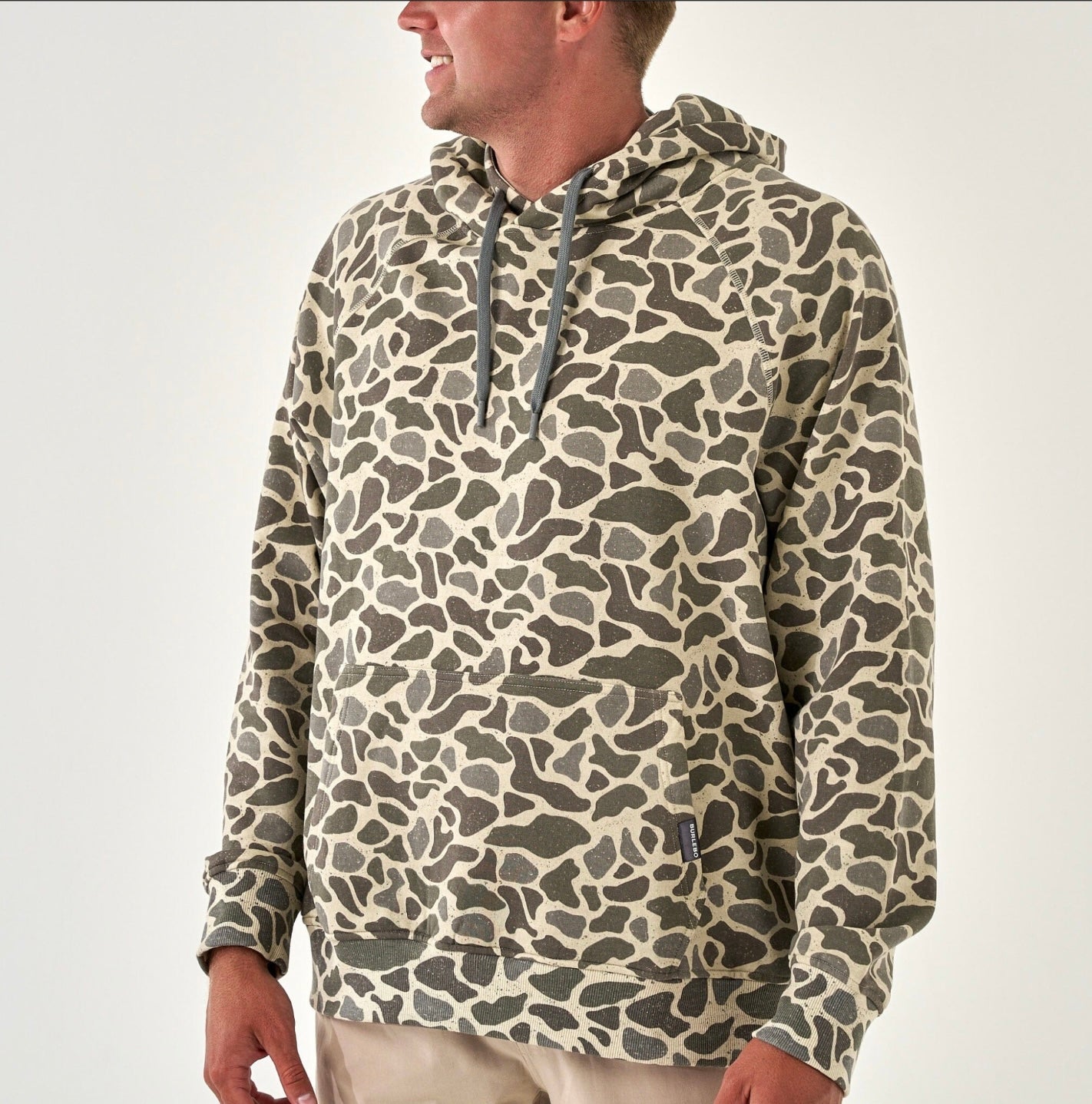 Burlebo Classic Deer Camo Fleece Hoodie