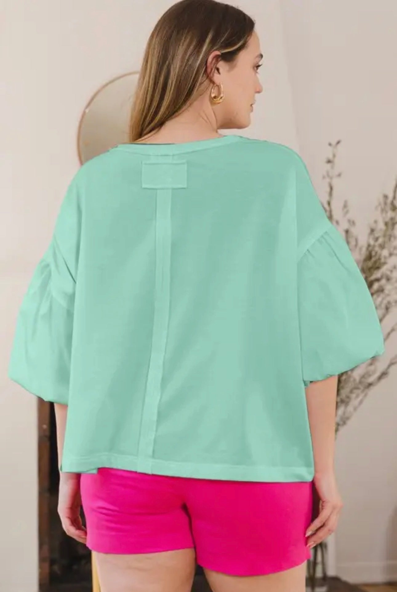 The Shimmer Shack PLUS Embroidered Flower Top