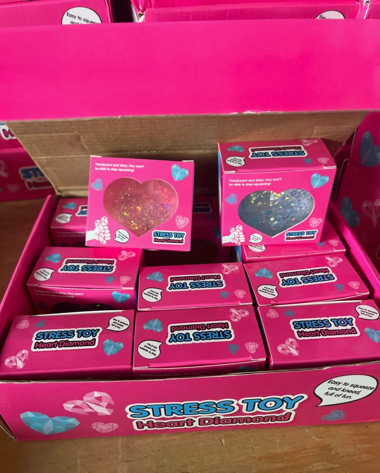 The Shimmer Shack Heart Squishy