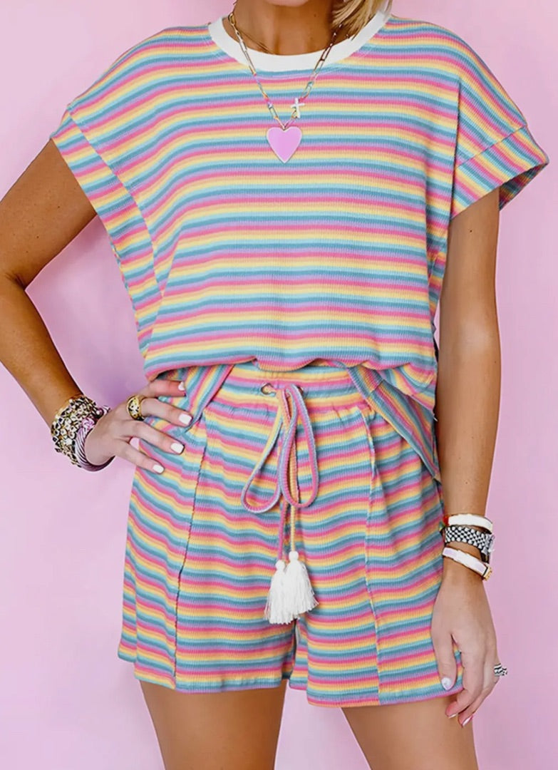 Striped Short Set, large