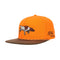 BLAZE ORANGE AND BROWN RIPSTOP POINTER ROPE HAT