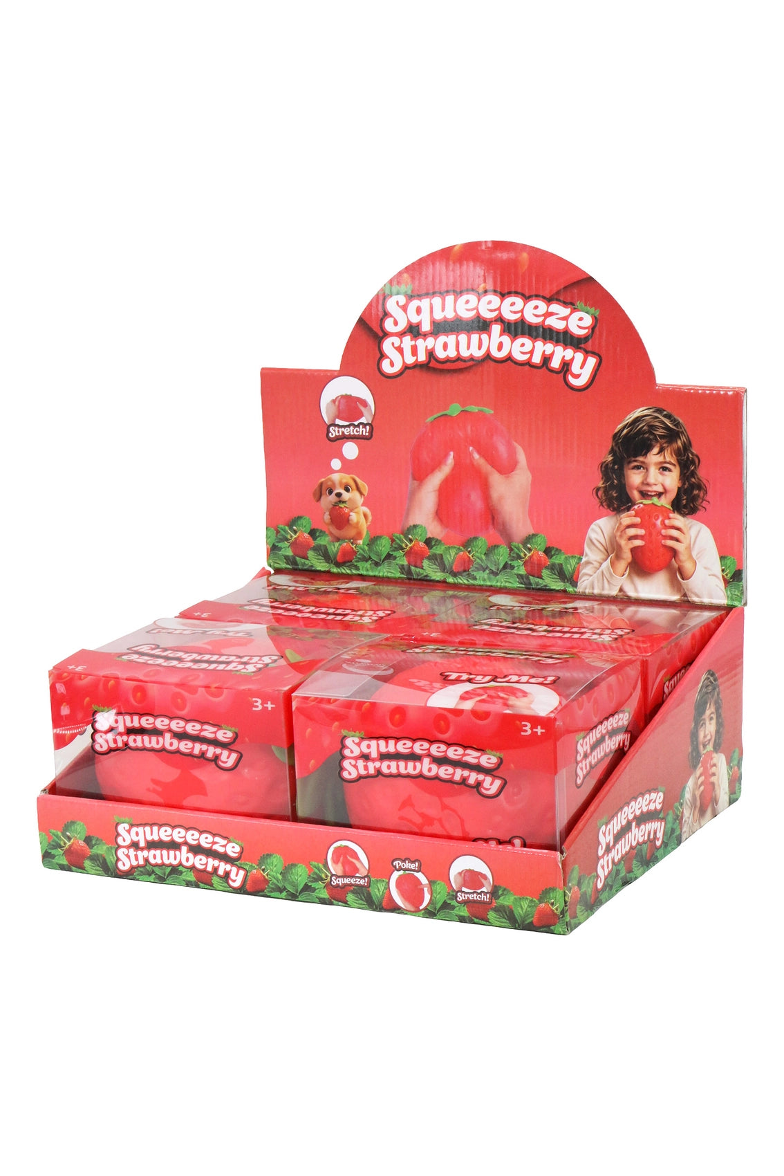 The Shimmer Shack Jumbo Strawberry Squishy