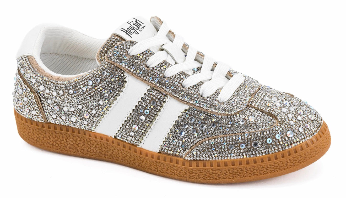 The Shimmer Shack Corky’s Heads Up Rhinestone Sneaker