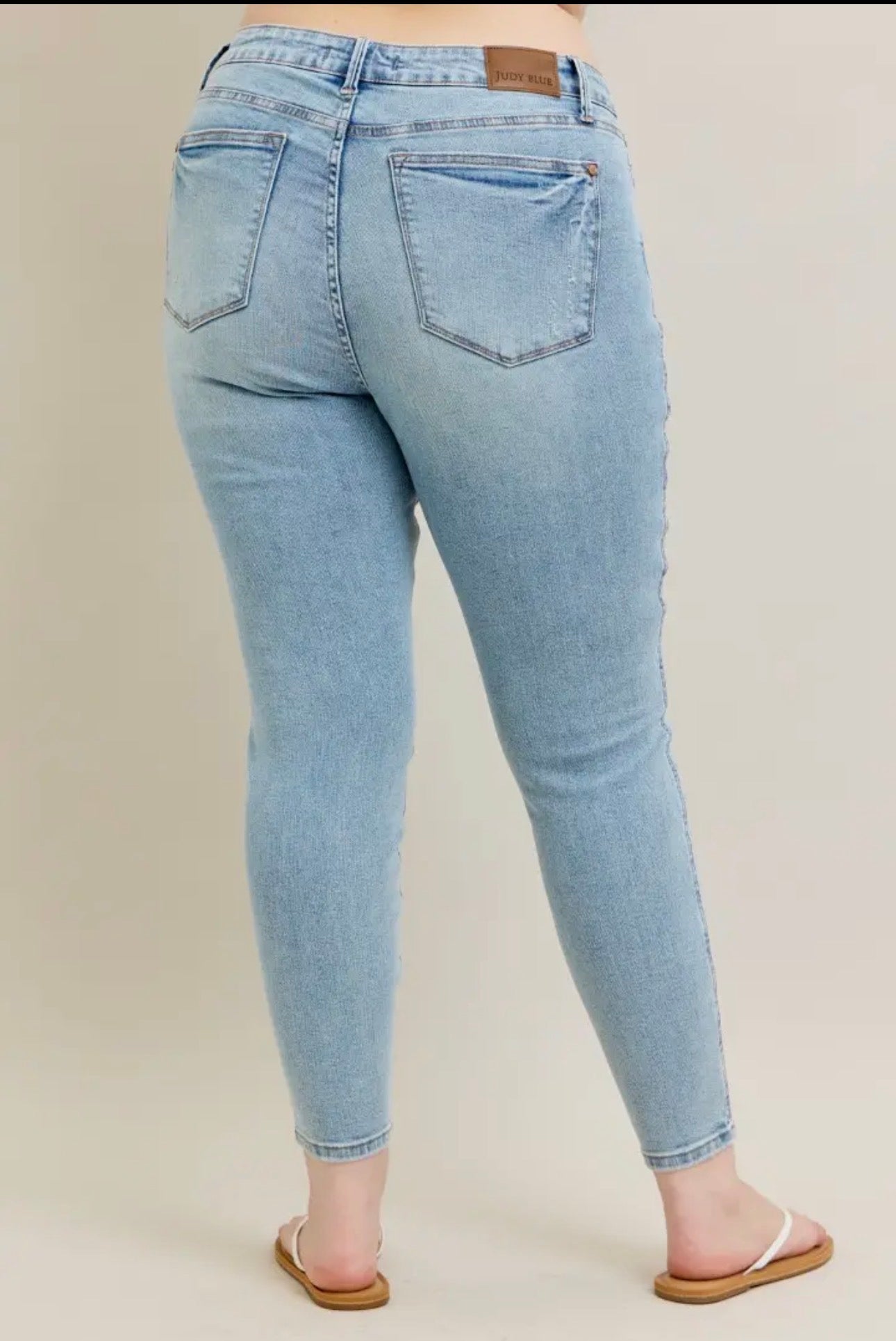 The Shimmer Shack PLUS JB Vintage Wash Skinnies