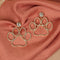 Gold Jeweled Paw Earrings,