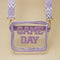 Clear Game Day Chenille Crossbody