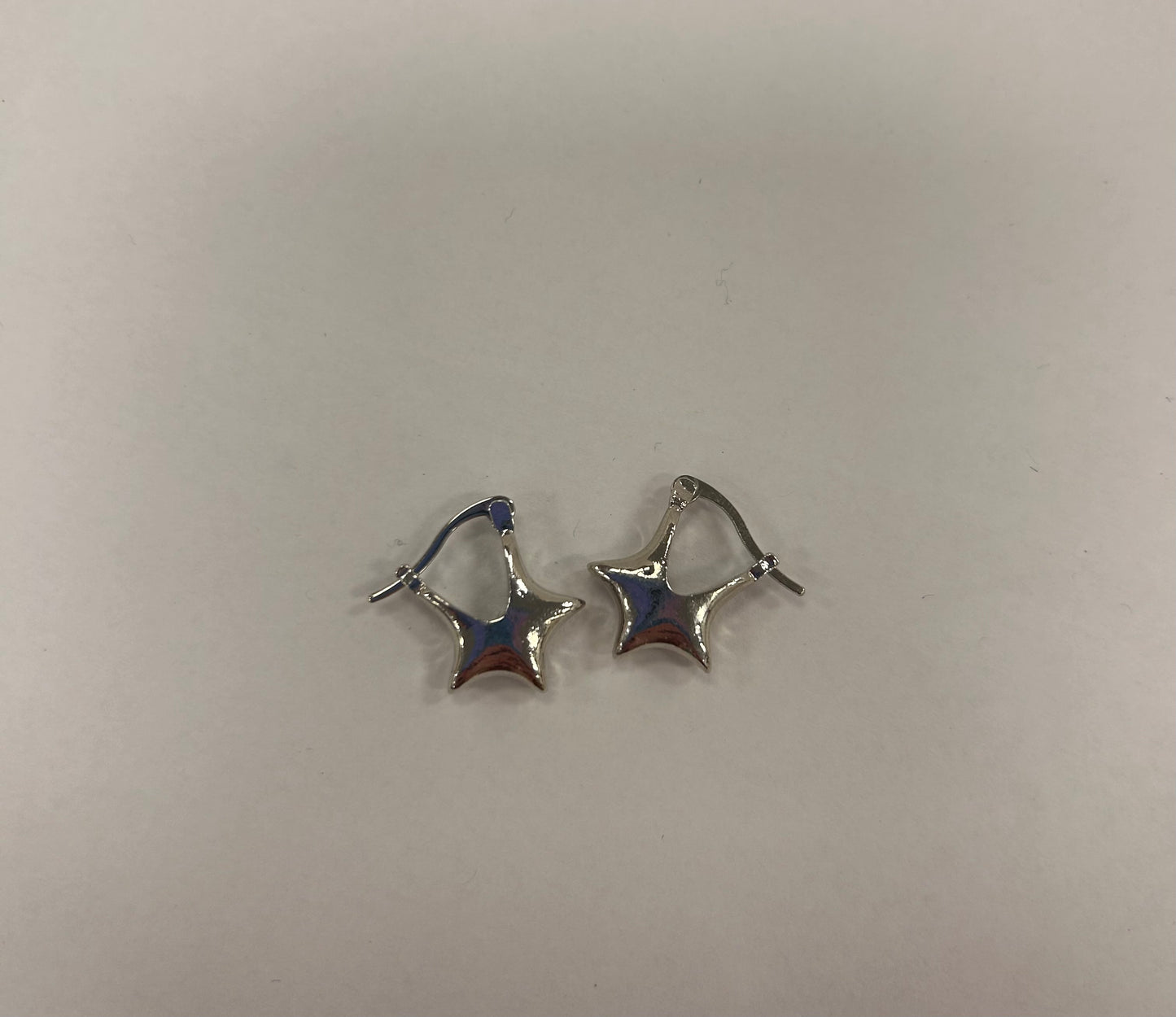 Silver Star Earrings