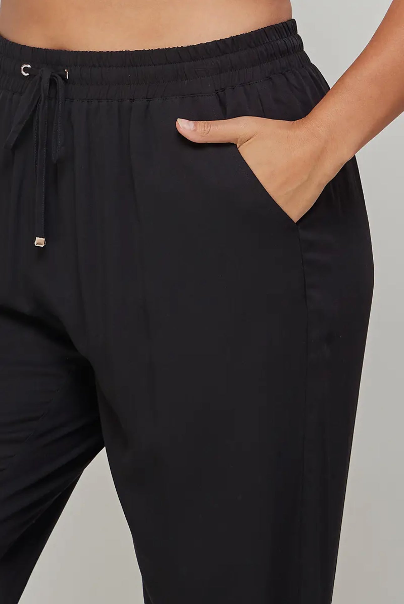 PLUS Black Joggers, 3X