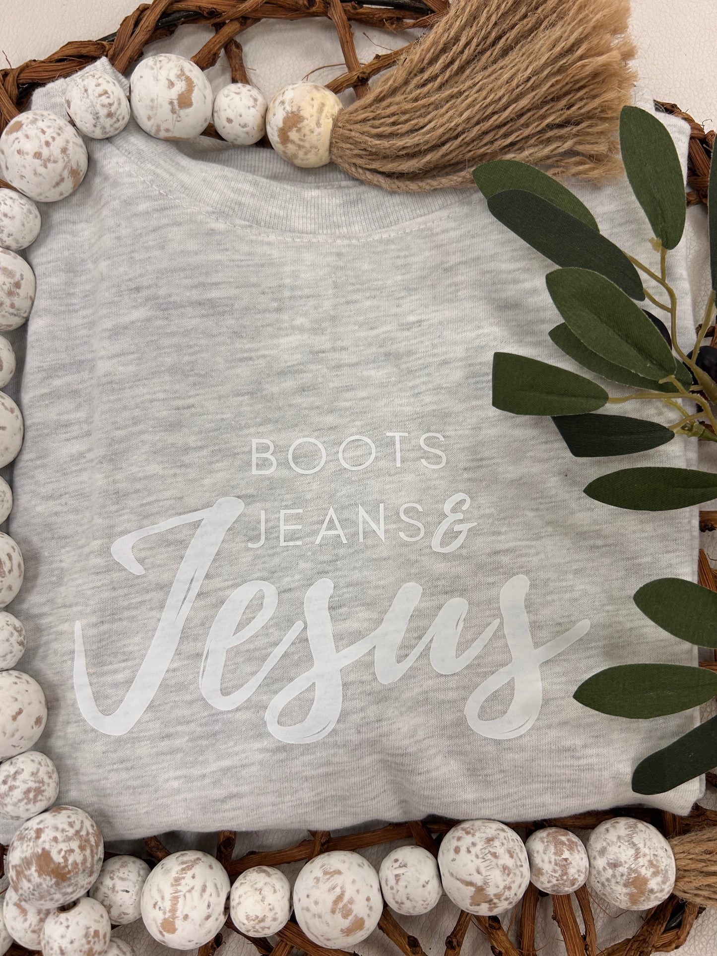 Kids Boots Jeans & Jesus T-Shirt