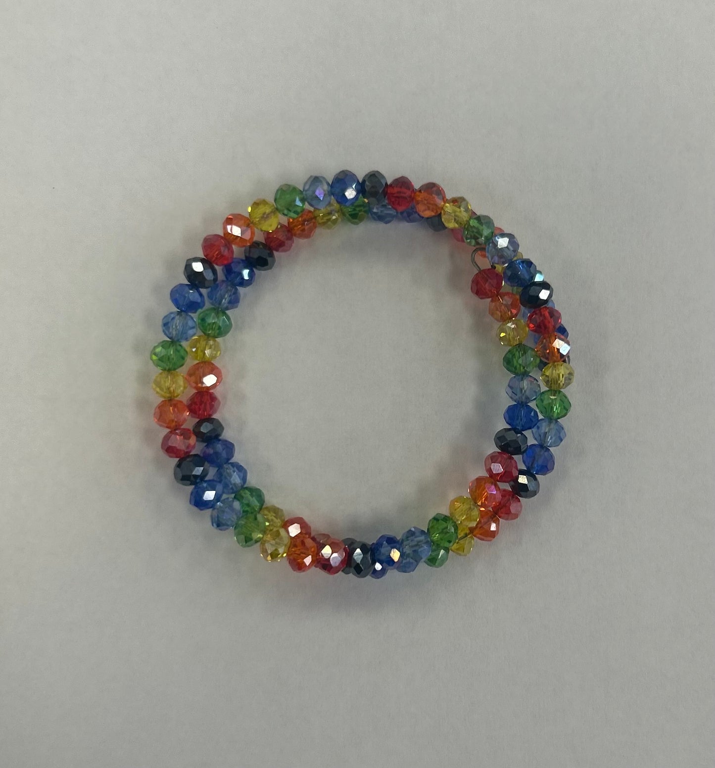 Rainbow Beaded Bracelet