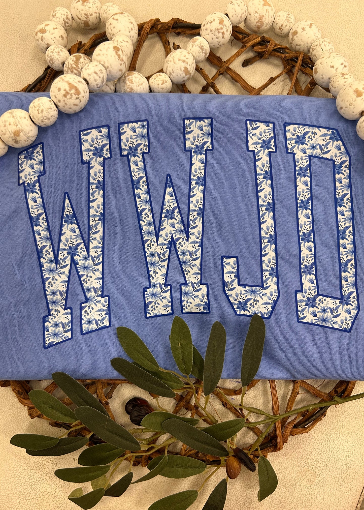 Floral WWJD T-Shirt