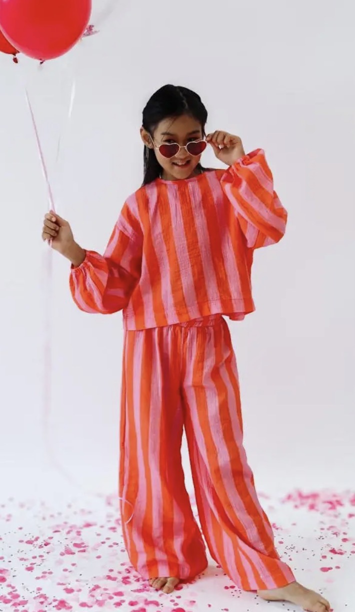 The Shimmer Shack Minimalist Folk Stripe Set