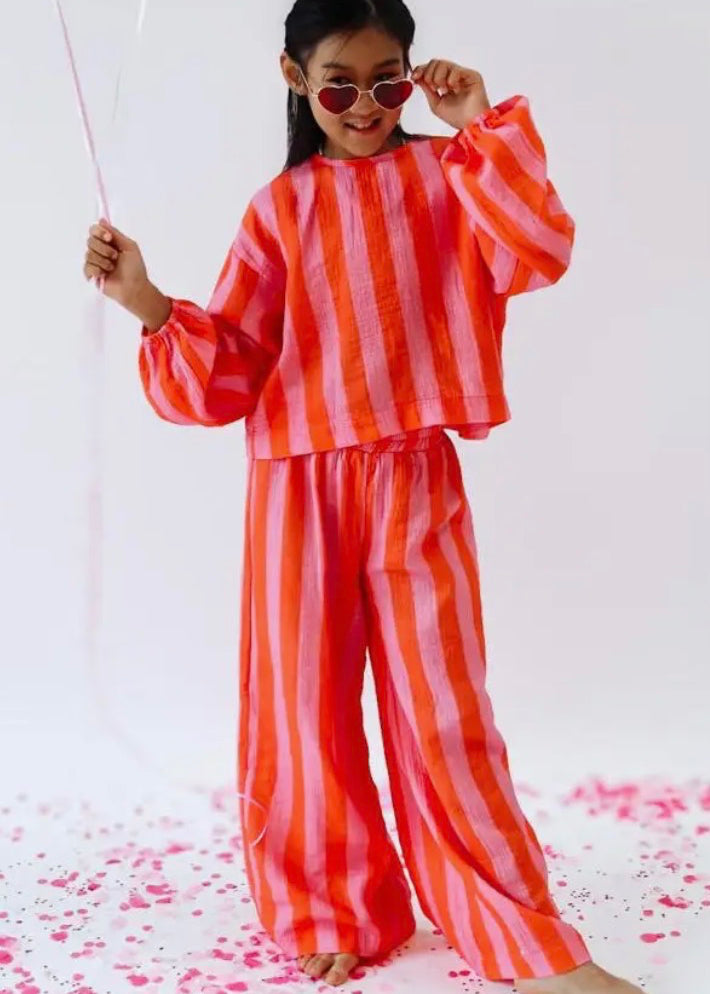 The Shimmer Shack Minimalist Folk Stripe Set