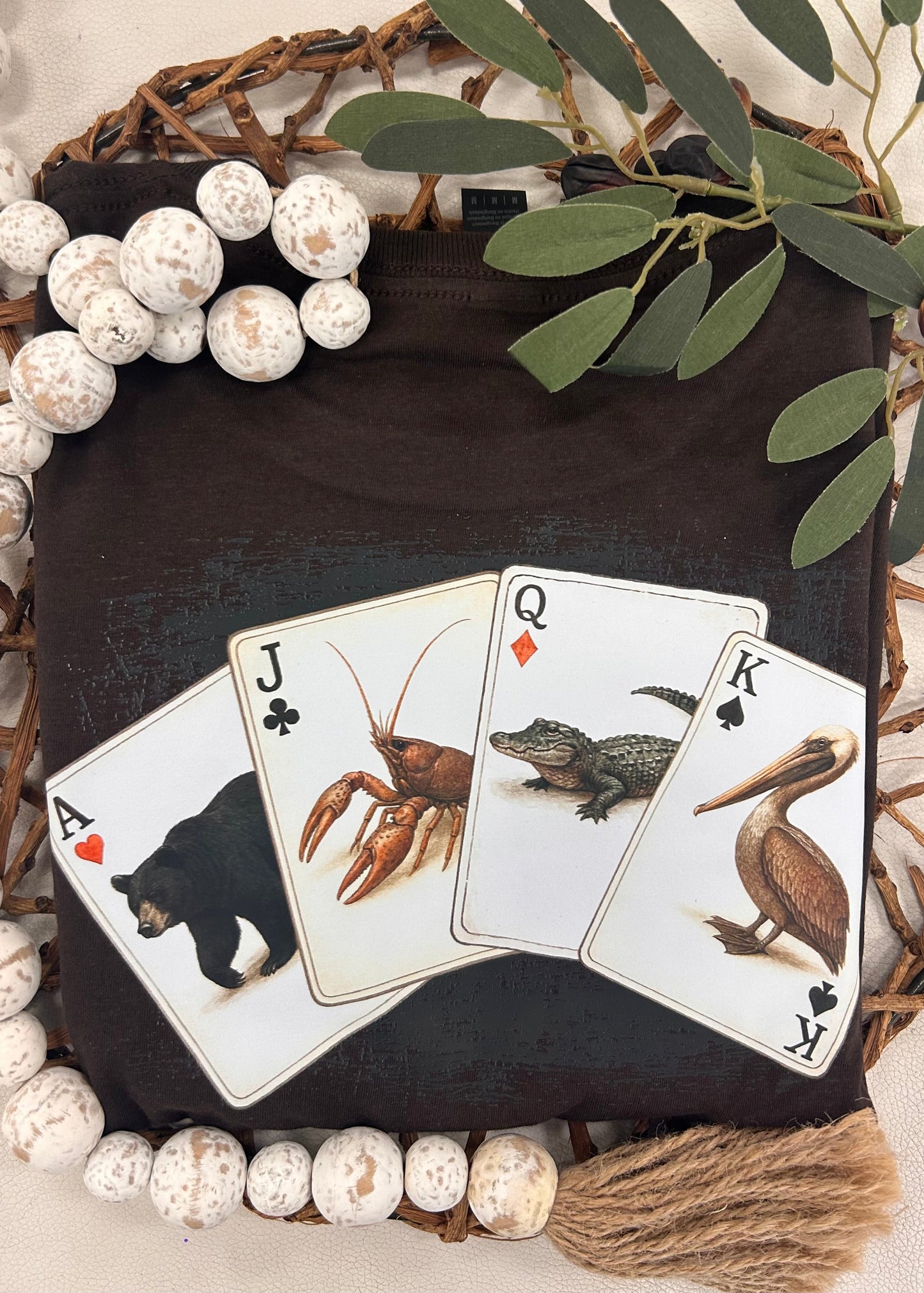 Animal Playing Card T-Shirt